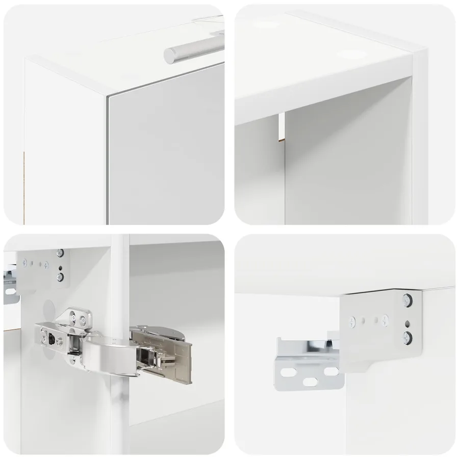 Ensemble de Meubles de Salle de Bain 3 pcs 140 x 14,5 x 70 cm - 10
