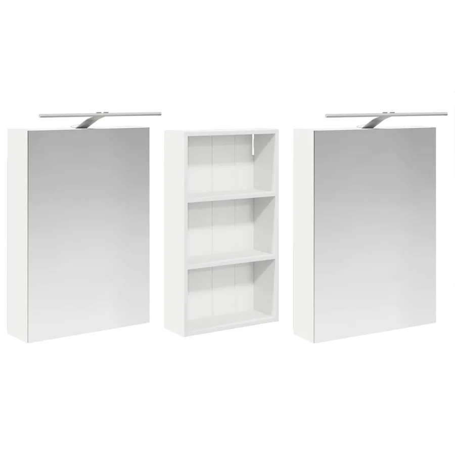 Ensemble de Meubles de Salle de Bain 3 pcs 140 x 14,5 x 70 cm - 5