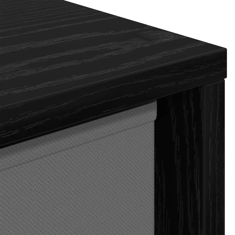 Buffet avec tiroir Chêne noir 49,5 x 22 x 47 cm - 9