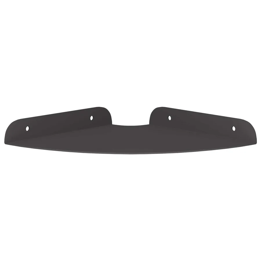 Étagère flottante avec étagère 2 pcs Noir 18 x 18 x 2 cm - 5