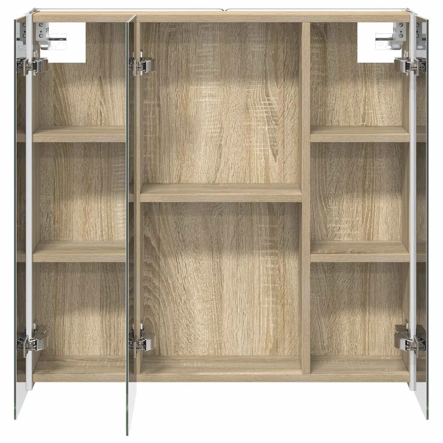 Armoire Miroir de Salle de Bain Chêne Sonoma - 7