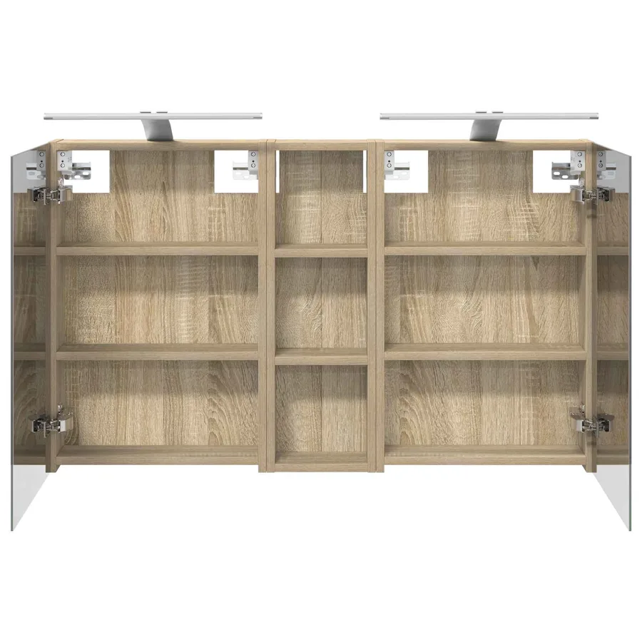 Ensemble de Meubles de Salle de Bain 3 pcs 100 x 10,5 x 60,5 cm - 7