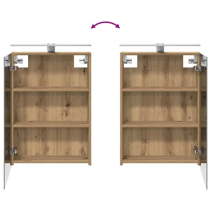 Ensemble de Meubles de Salle de Bain 3 pc 120 x 14,5 x 70 cm - 12