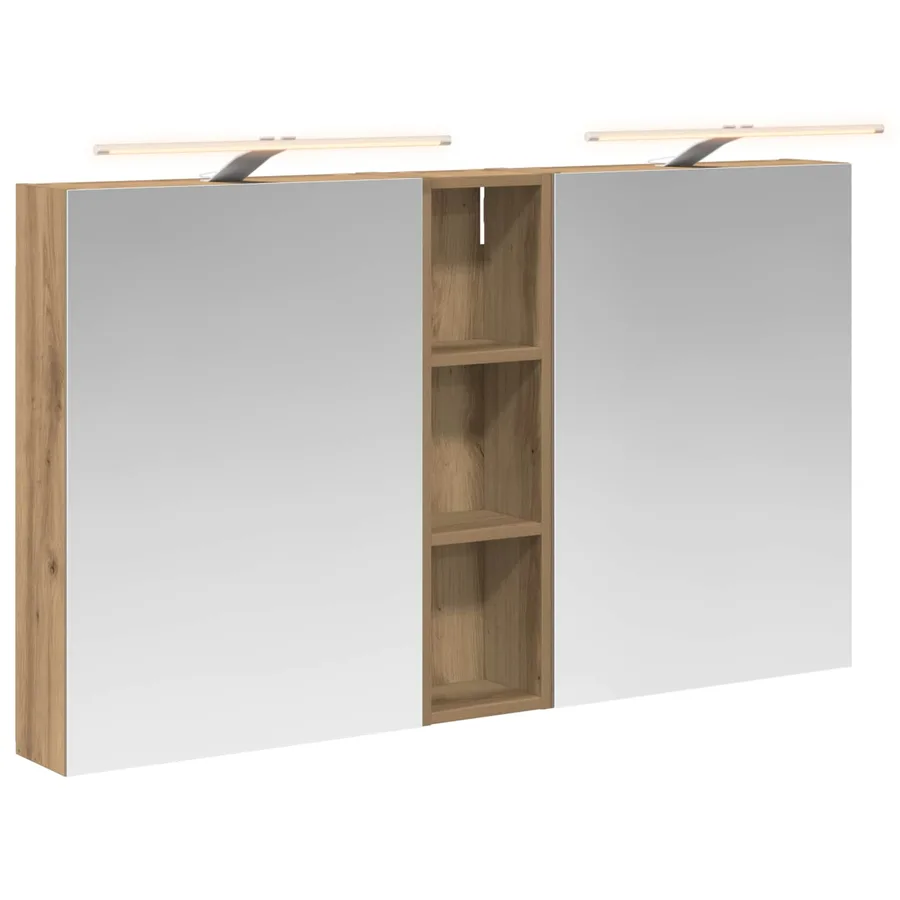 Ensemble de Meubles de Salle de Bain 3 pc 120 x 14,5 x 70 cm - 2