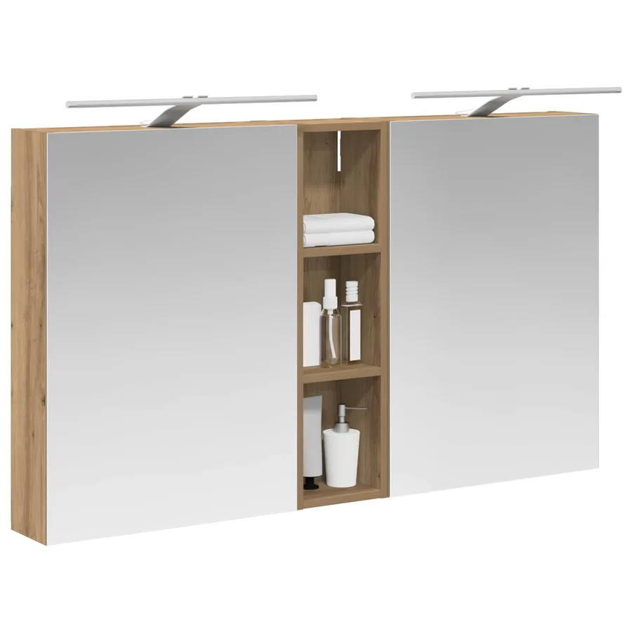 Ensemble de Meubles de Salle de Bain 3 pc 120 x 14,5 x 70 cm - 3