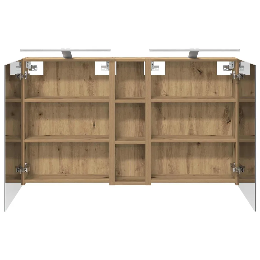 Ensemble de Meubles de Salle de Bain 3 pc 120 x 14,5 x 70 cm - 7