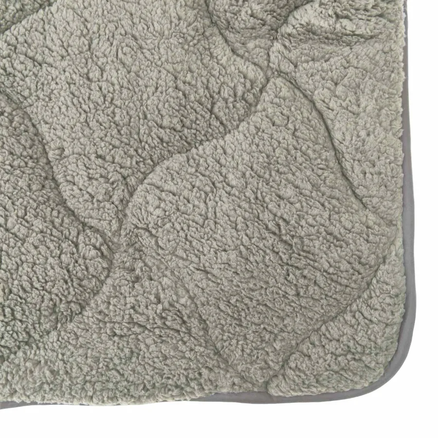 Duvet d'été simple Matelassé Gris clair 200 x 200 cm - 7