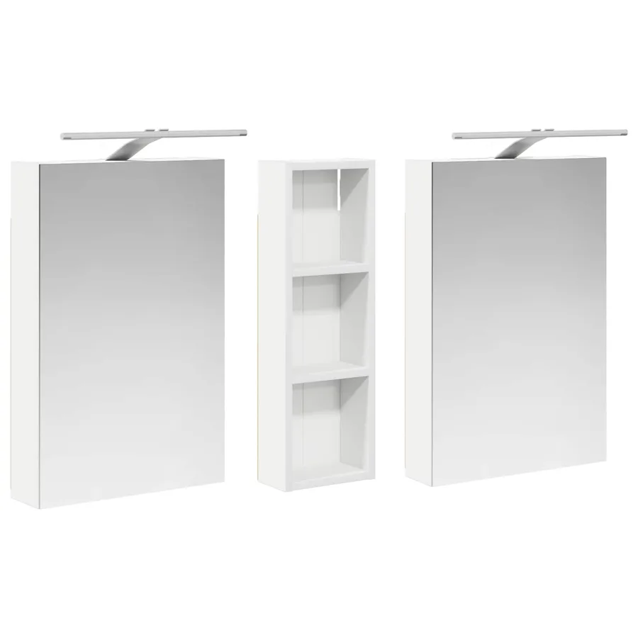 Ensemble de Meubles de Salle de Bain 3 pcs 100 x 10,5 x 60,5 cm - 5