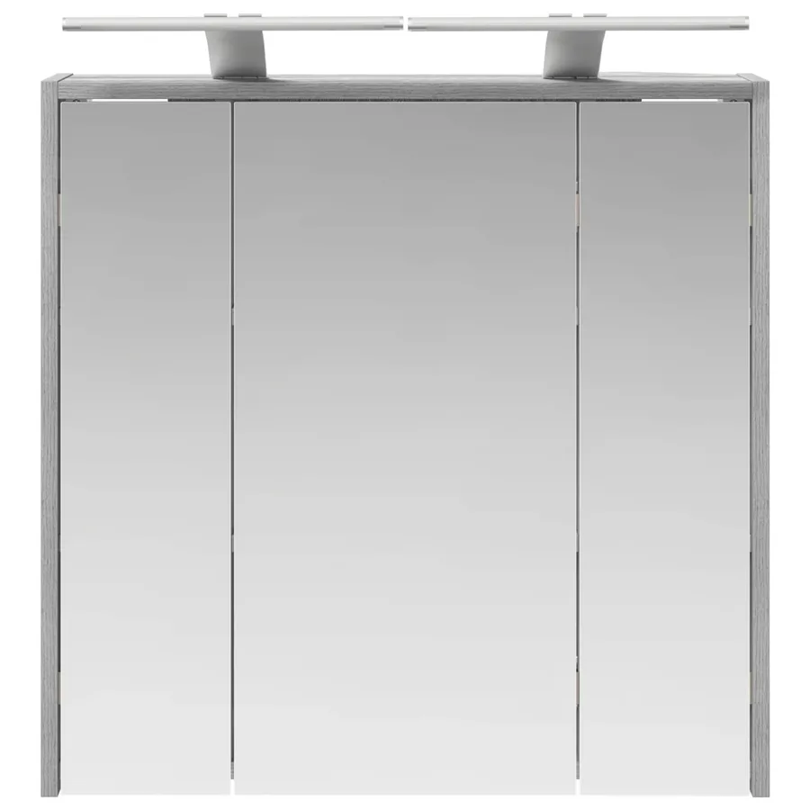 Armoire Miroir de Salle de Bain Gris Sonoma 63,5 x 16 x 62,5 cm - 6
