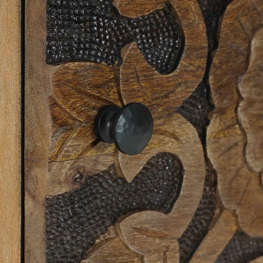 Cabinet de chevet Marron 40 x 33,5 x 46 cm - 7