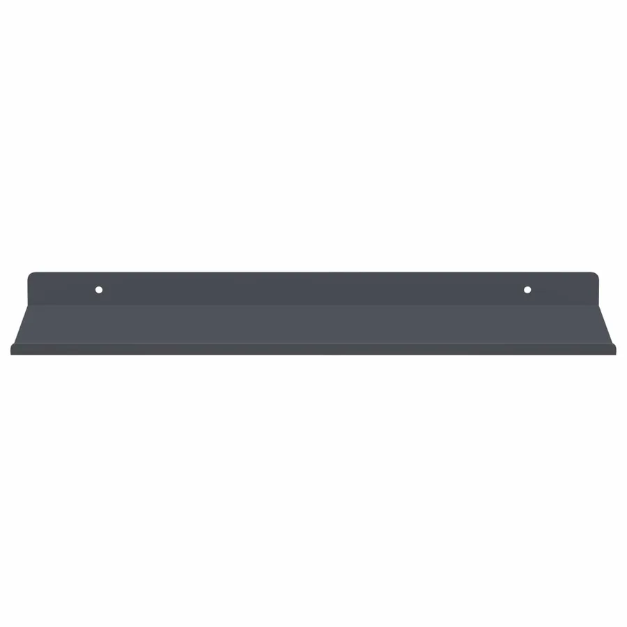 Étagère flottante 2 pcs Anthracite 40 x 18 x 2,5 cm Acier - 5