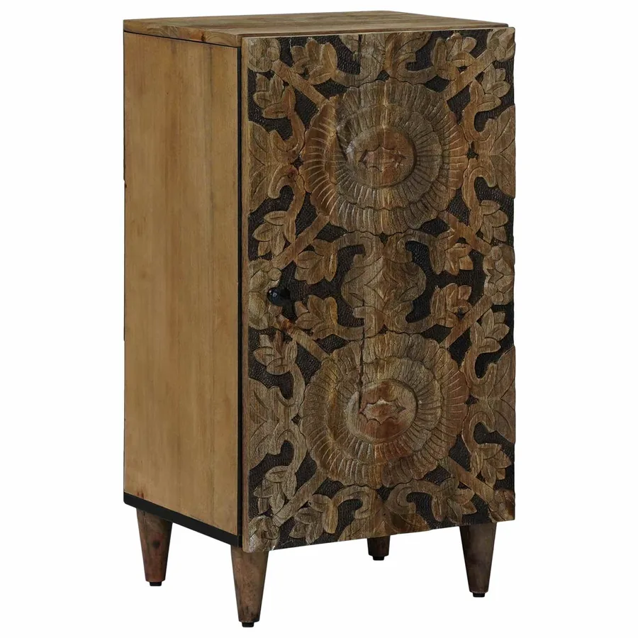 Buffet Marron 40 x 33,5 x 75 cm Bois de mangue massif