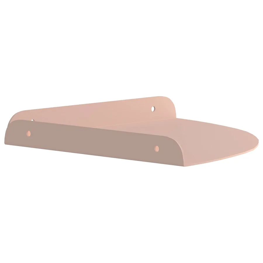 Étagère flottante avec étagère 4 pcs Rose 24 x 24 x 2 cm - 6