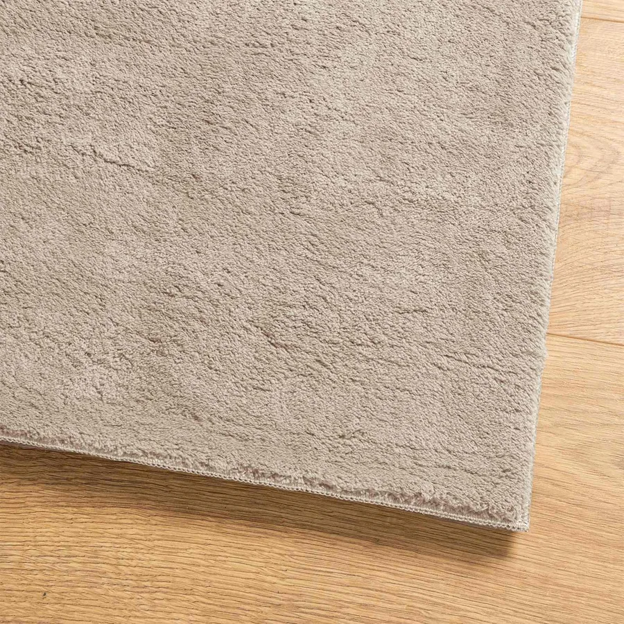 Tapis doux à poils moyens et lavable HUARTE Sable 1000 x 80 cm - 7