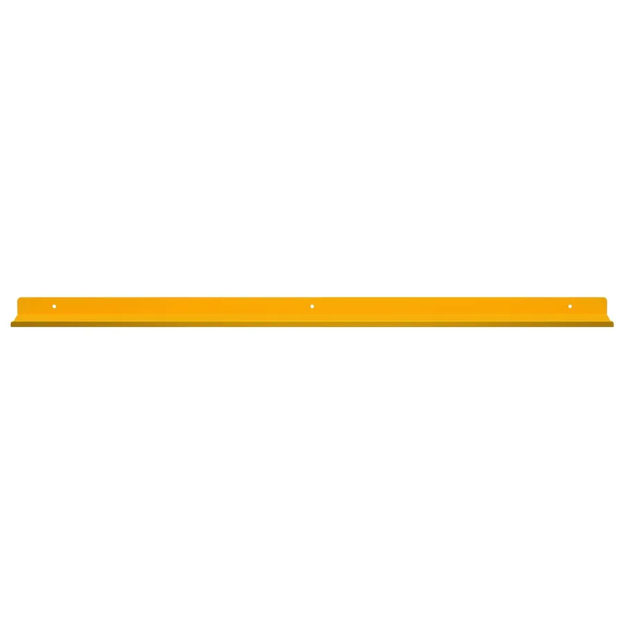 Étagère flottante 4 pcs Jaune moutarde 80 x 9 x 2,5 cm Acier - 5