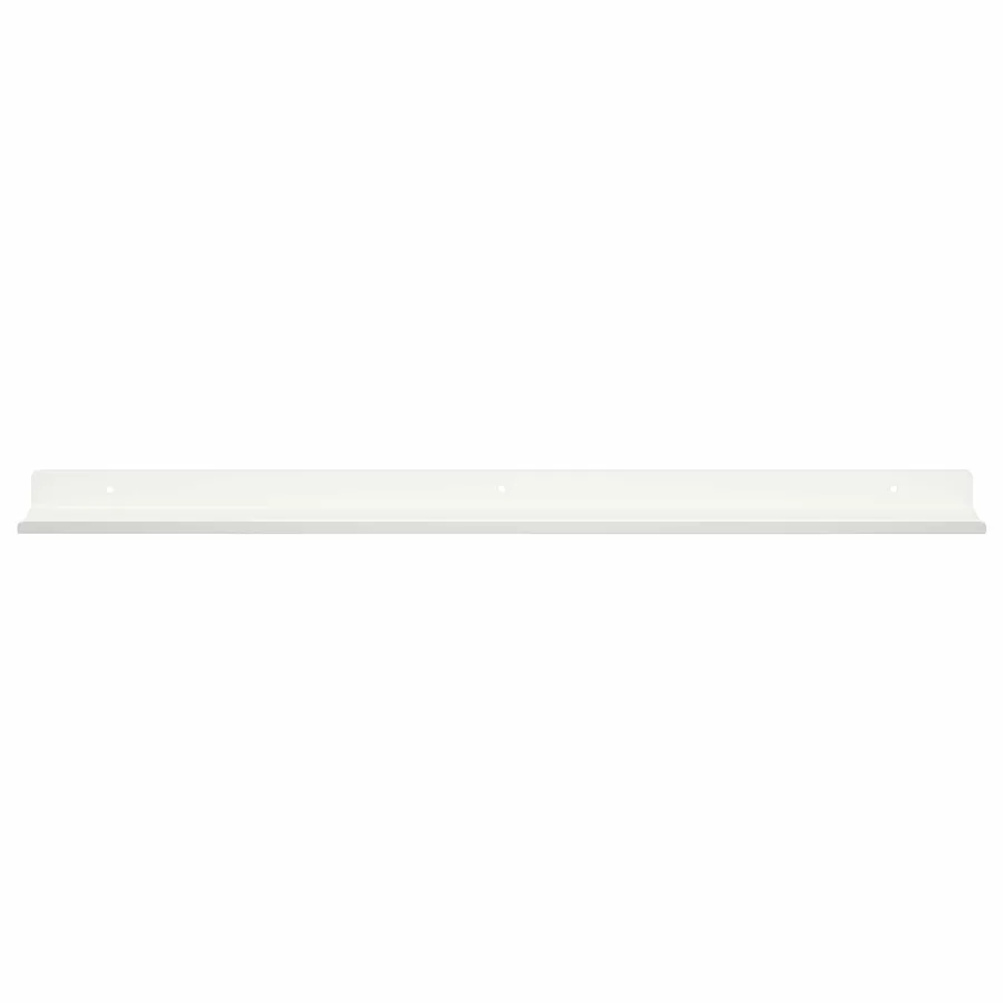 Étagère flottante 2 pcs Blanc 60 x 8,5 x 2,5 cm Acier - 5