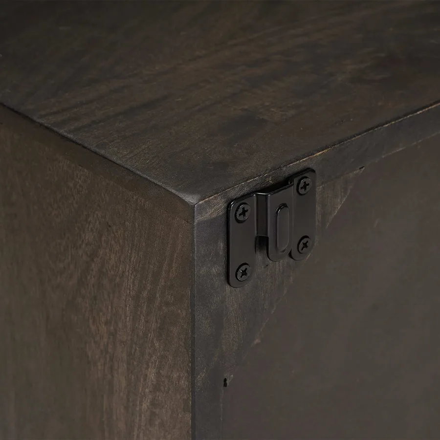Meuble TV avec étagère avec stockage Laiton 105 x 30 x 35 cm - 8