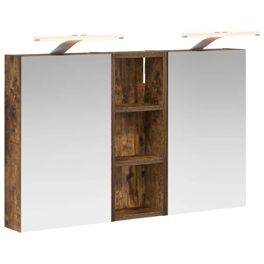 Ensemble de Meubles de Salle de Bain 3 pcs 80 x 10,5 x 50 cm - 2