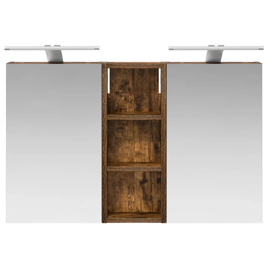 Ensemble de Meubles de Salle de Bain 3 pcs 80 x 10,5 x 50 cm - 6
