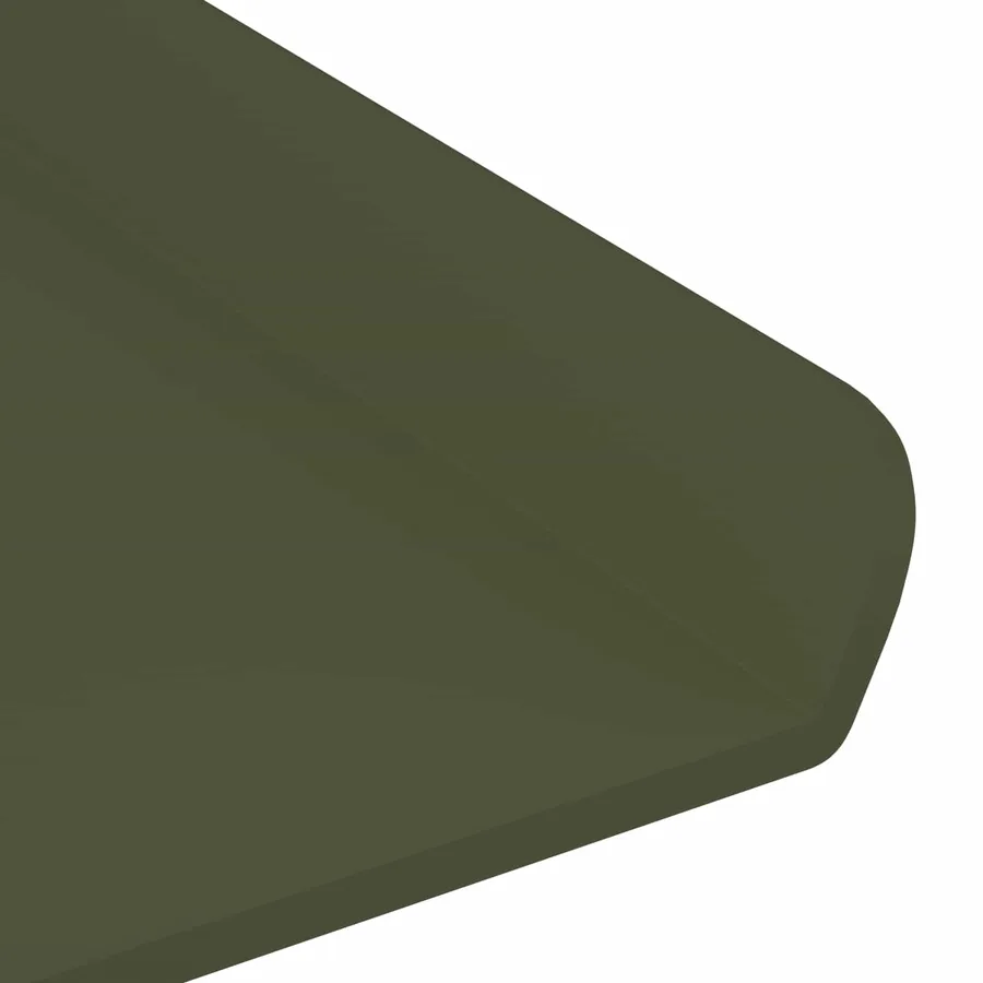 Étagère flottante 4 pcs Vert olive 100 x 9 x 2,5 cm Acier - 9