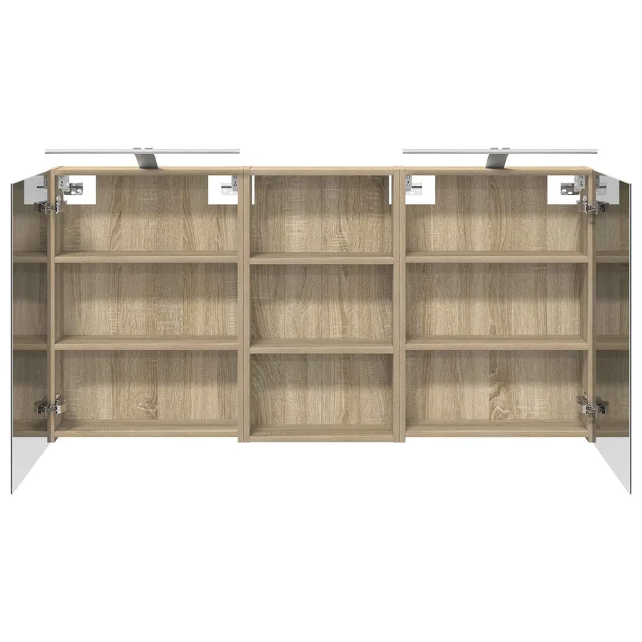 Ensemble de Meubles de Salle de Bain 3 pcs 140 x 14,5 x 70 cm - 7