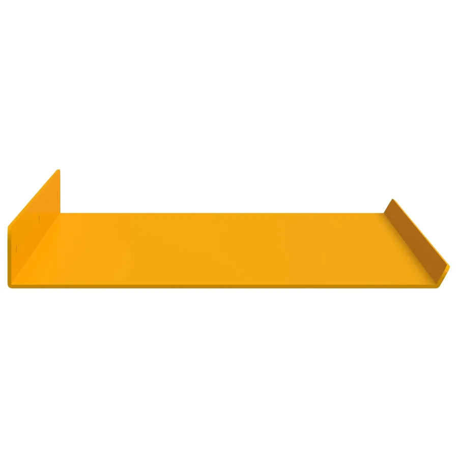 Étagère flottante 4 pcs Jaune moutarde 60 x 18 x 2,5 cm Acier - 6