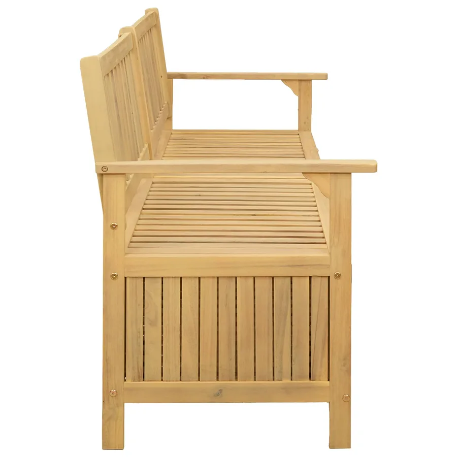 Banc de rangement 2 -Seater 170 x 63 x 84 cm Acacia massif - 4