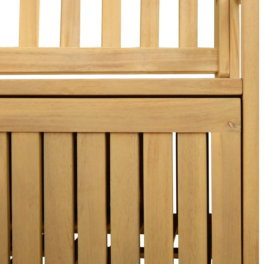 Banc de rangement 2 -Seater 170 x 63 x 84 cm Acacia massif - 6