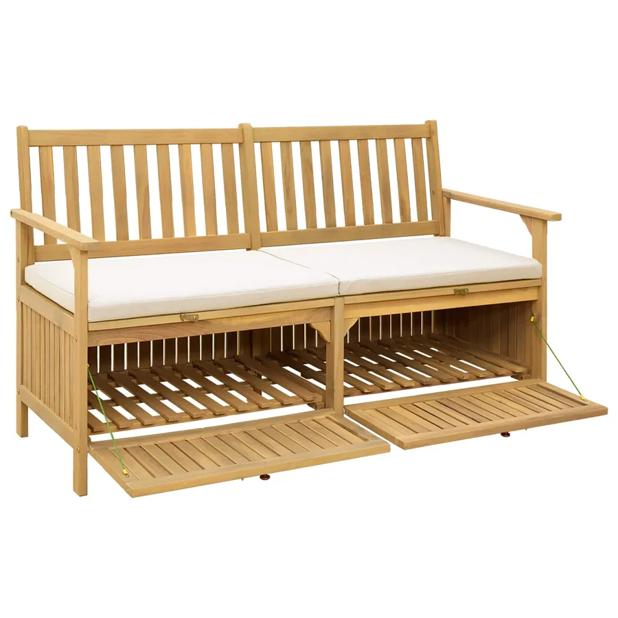 Banc de rangement 2 -Seater 148 x 63 x 84 cm Rectangulaire - 2