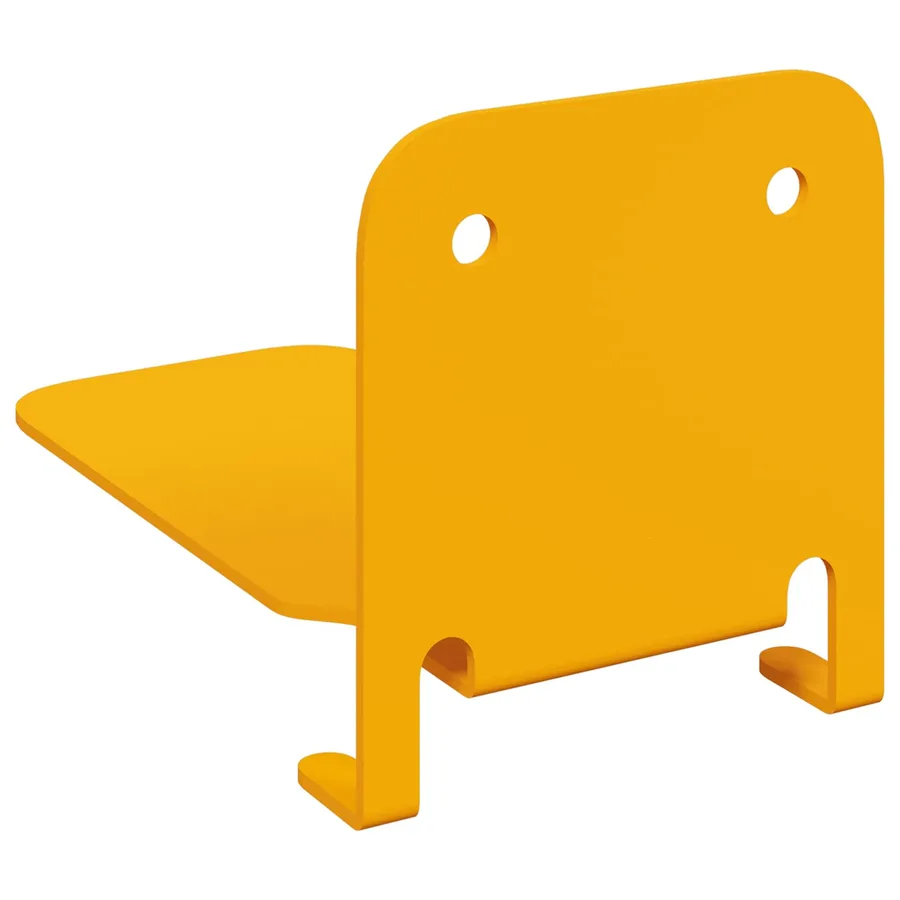 Étagère flottante 4 pcs Jaune moutarde 6 x 10,8 x 6,6 cm - 7