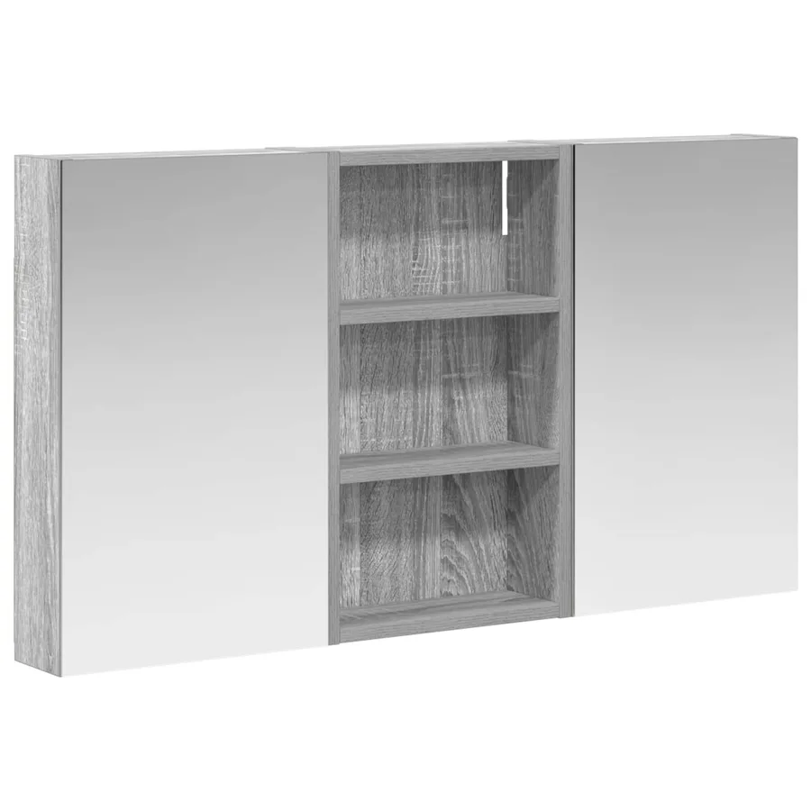 Ensemble de Meubles de Salle de Bain 3 pcs 90 x 10,5 x 50 cm - 2