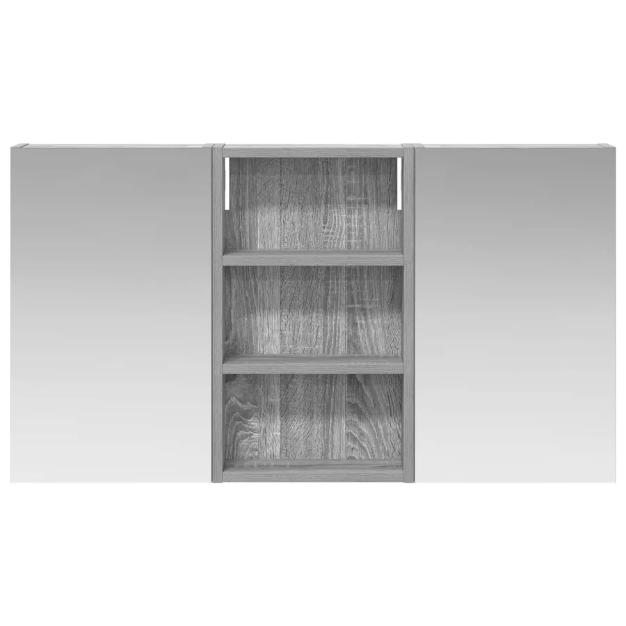 Ensemble de Meubles de Salle de Bain 3 pcs 90 x 10,5 x 50 cm - 6
