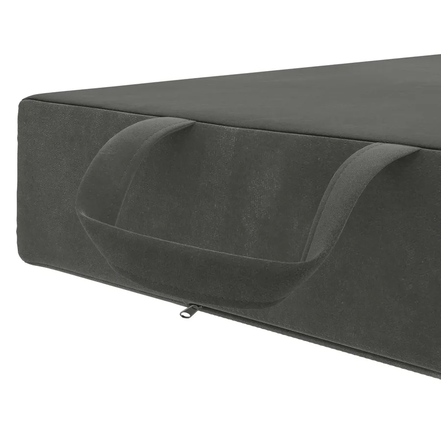 Canapé-lit pliable 75 x 63 x 45 cm Gris foncé - 7