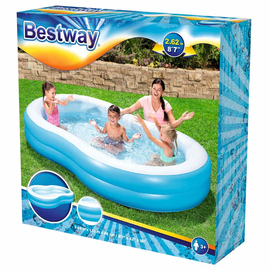 Bestway Piscine Big Lagoon familiale 262x157x46 cm - 5