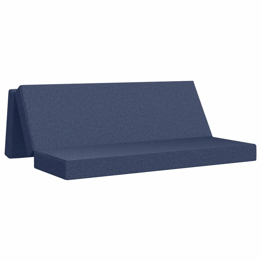 Canapé-lit pliable 180 x 67 x 45 cm Bleu - 2