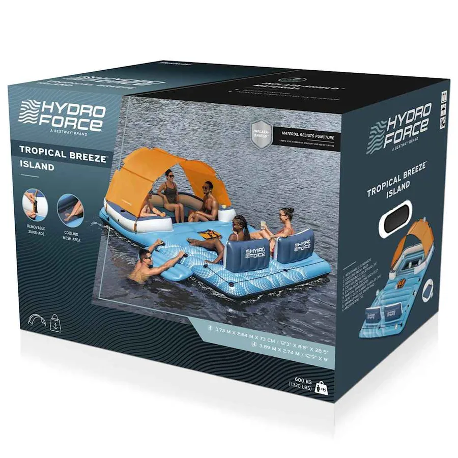 Bestway Île flottante 389 x 274 cm 43105 - 9