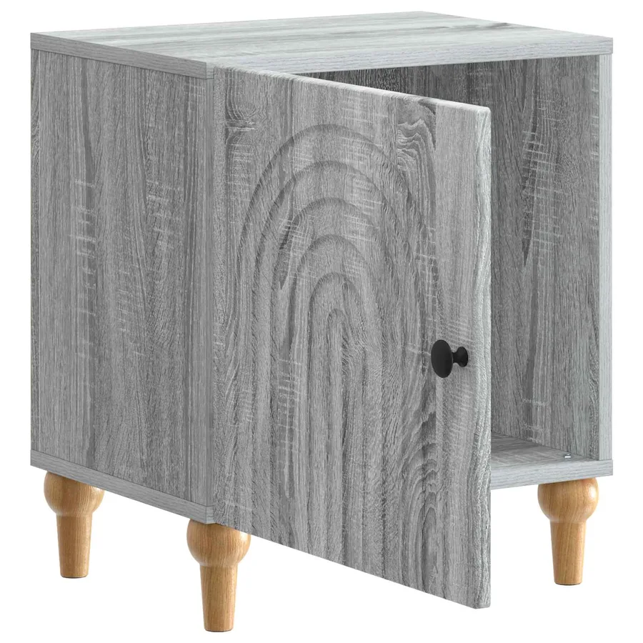 Cabinet de chevet Sonoma gris 43 x 34,5 x 50 cm - 4