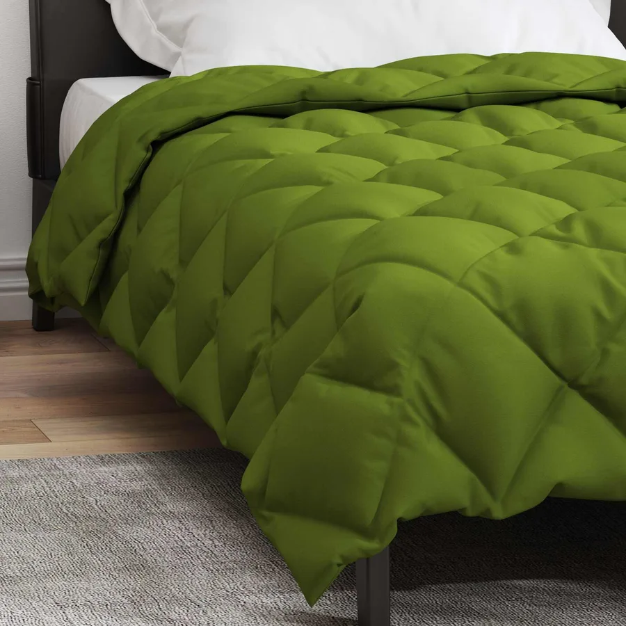 Duvet d'hiver Vert 155 x 220 cm Microfibre - 4