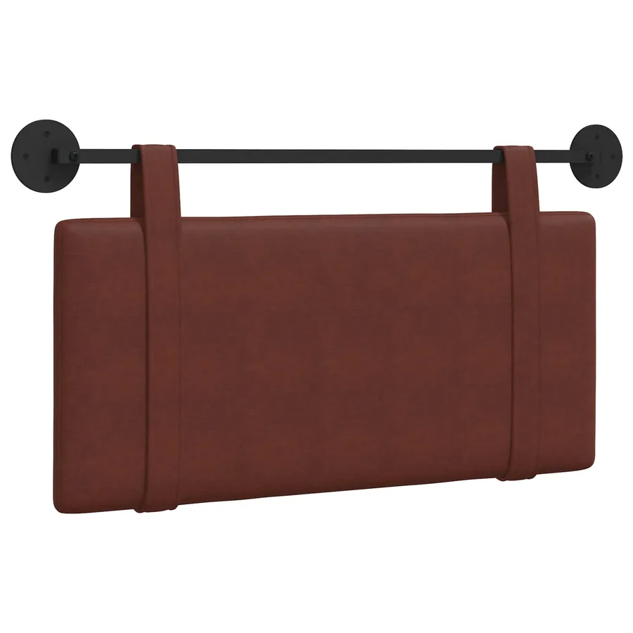 Tête de lit suspendue Brun Brillant PU antique - 2