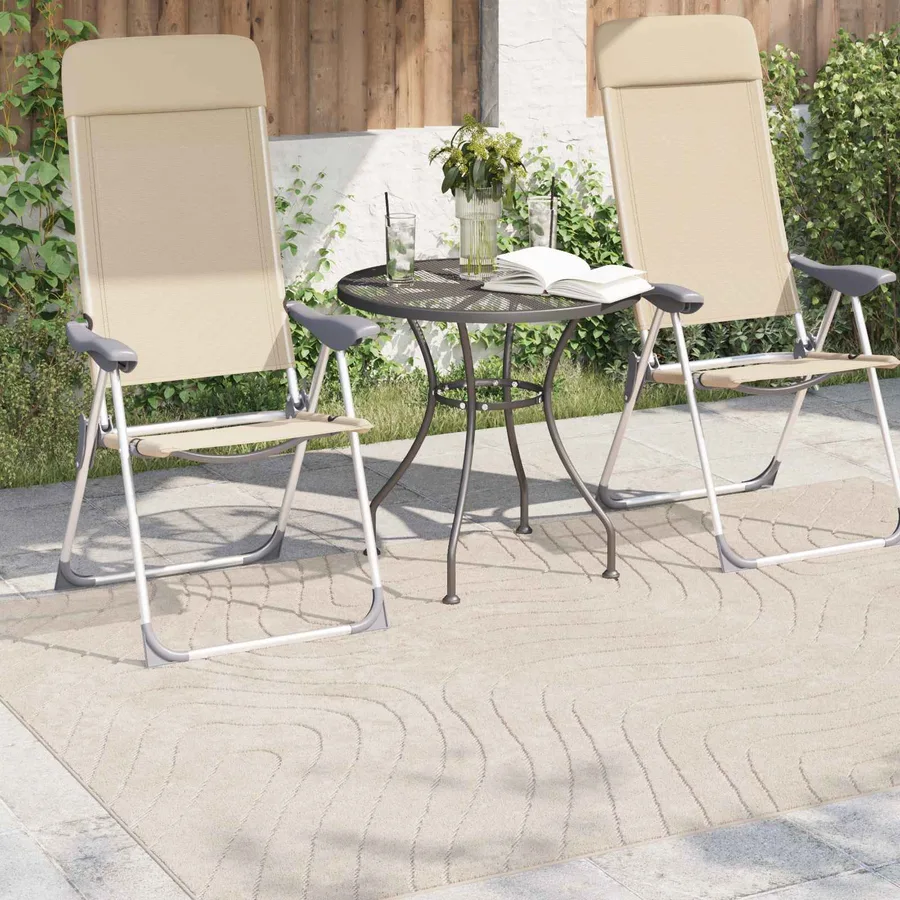 Tapis de surface PALMERAS Beige 140 x 200 cm Polyester - 3