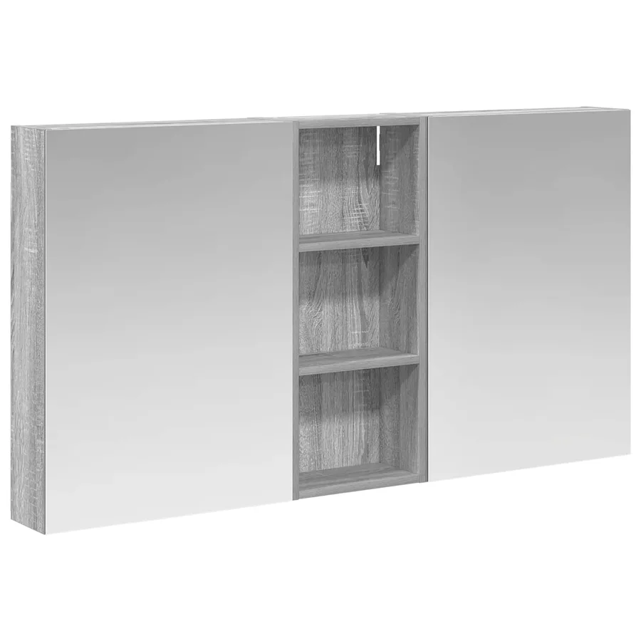 Ensemble de Meubles de Salle de Bain 3 pcs 130 x 14,5 x 70 cm - 2