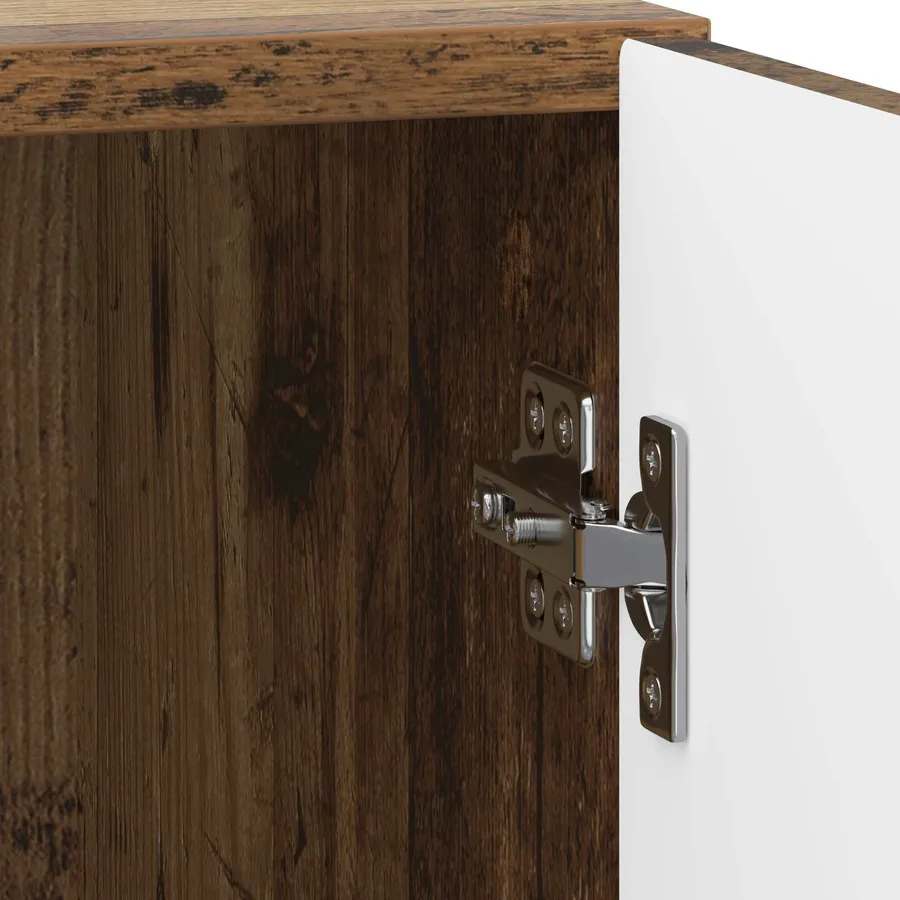 Cabinet de chevet 2 pcs Bois ancien 43 x 34,5 x 50 cm - 11