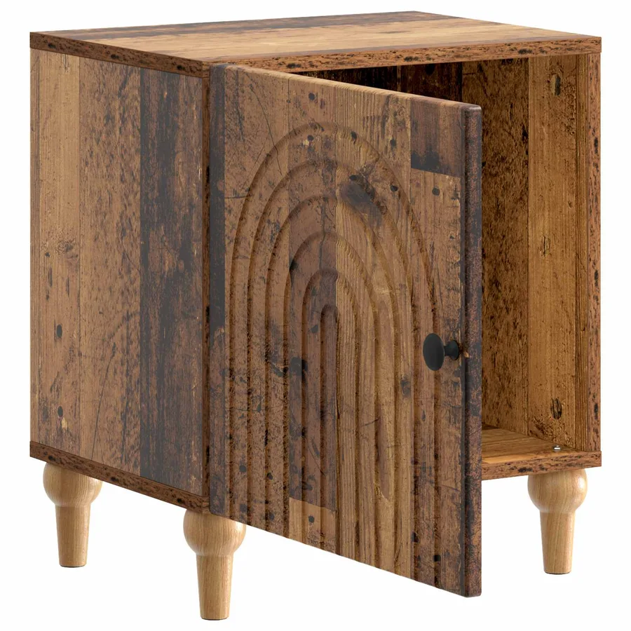 Cabinet de chevet 2 pcs Bois ancien 43 x 34,5 x 50 cm - 6
