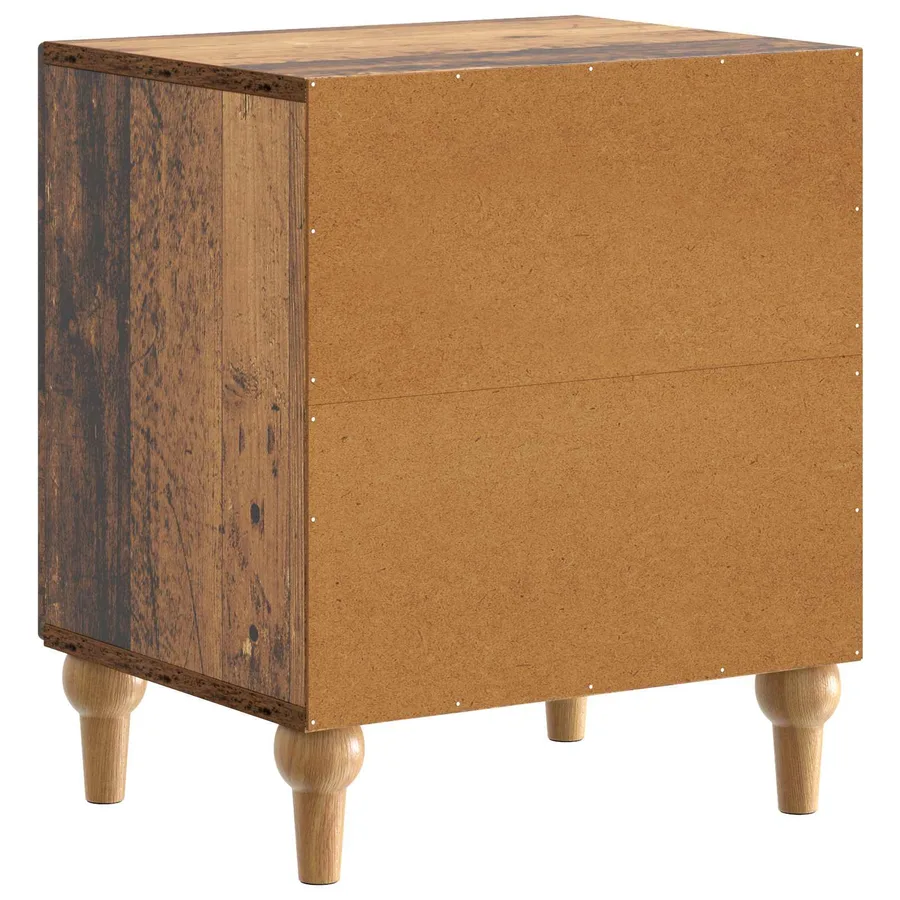 Cabinet de chevet 2 pcs Bois ancien 43 x 34,5 x 50 cm - 9