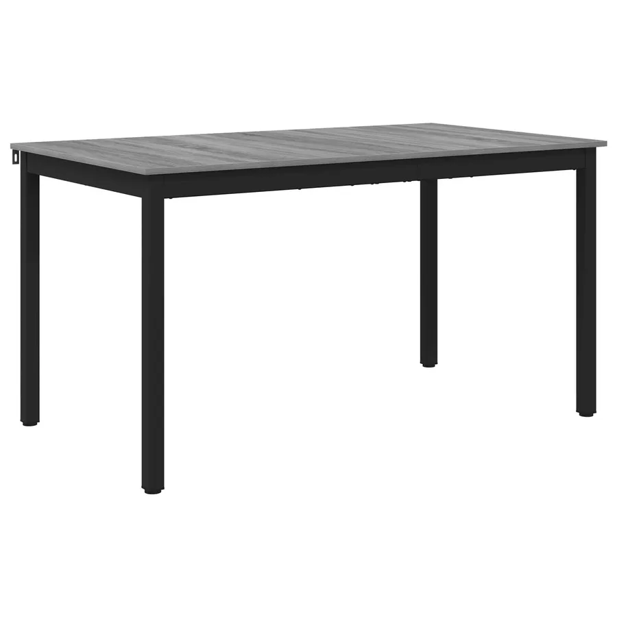 Table de salle à manger / Table de repas 140 x 80 x 75 cm MÉTAL - 2