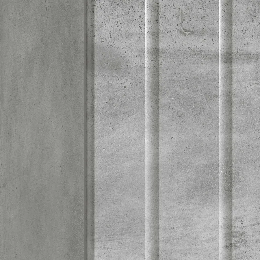 Cabinet de chevet 2 pcs Gris béton 43 x 34,5 x 52 cm - 10