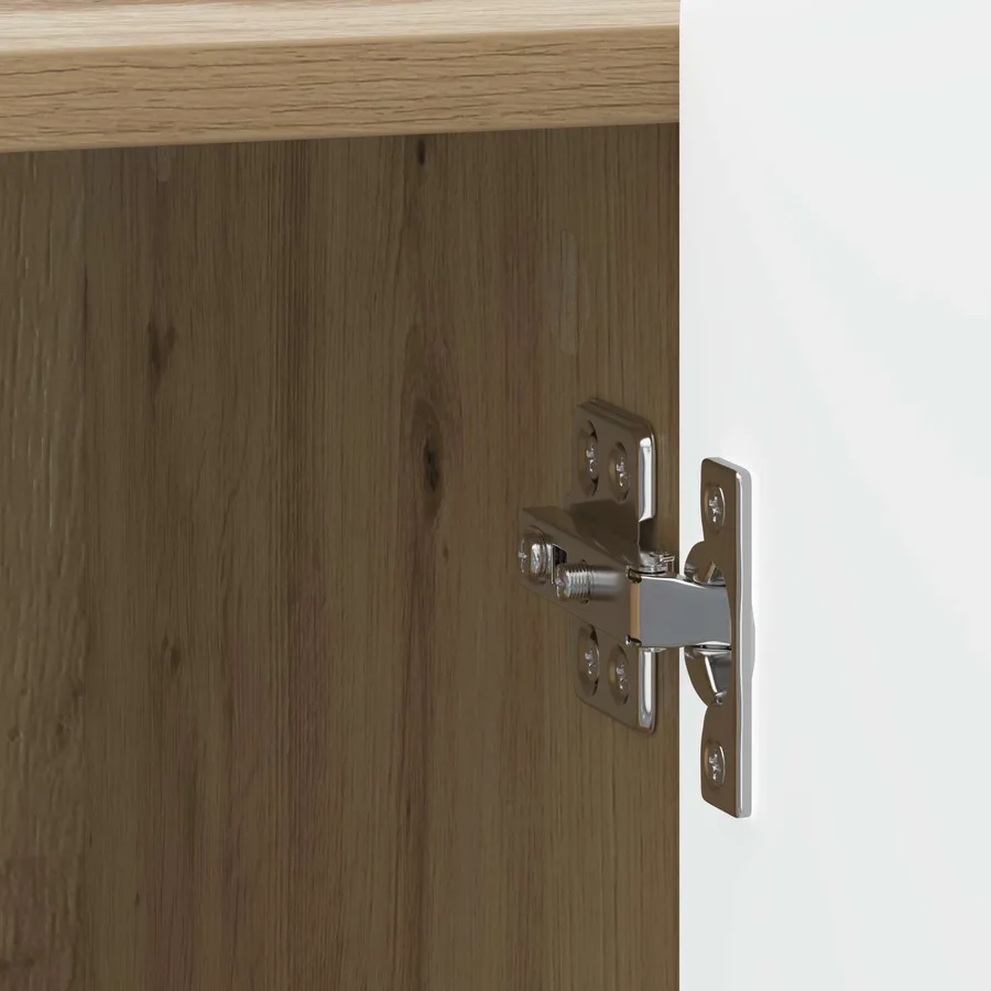 Cabinet de chevet 2 pc Chêne artisanal 43 x 34,5 x 52 cm - 8