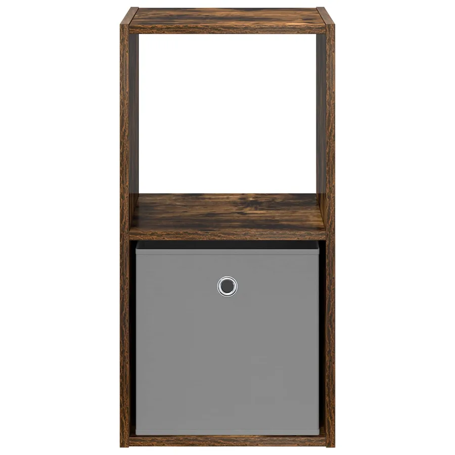 Table de chevet avec tiroir 2 pcs Chêne fumé 35 x 32 x 68,5 cm - 6