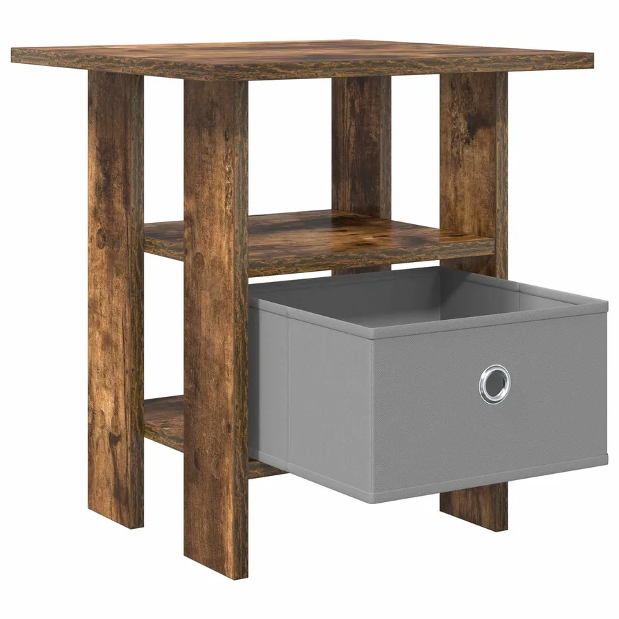 Table de chevet avec tiroir 2 pcs Chêne fumé 41 x 40 x 45 cm - 5