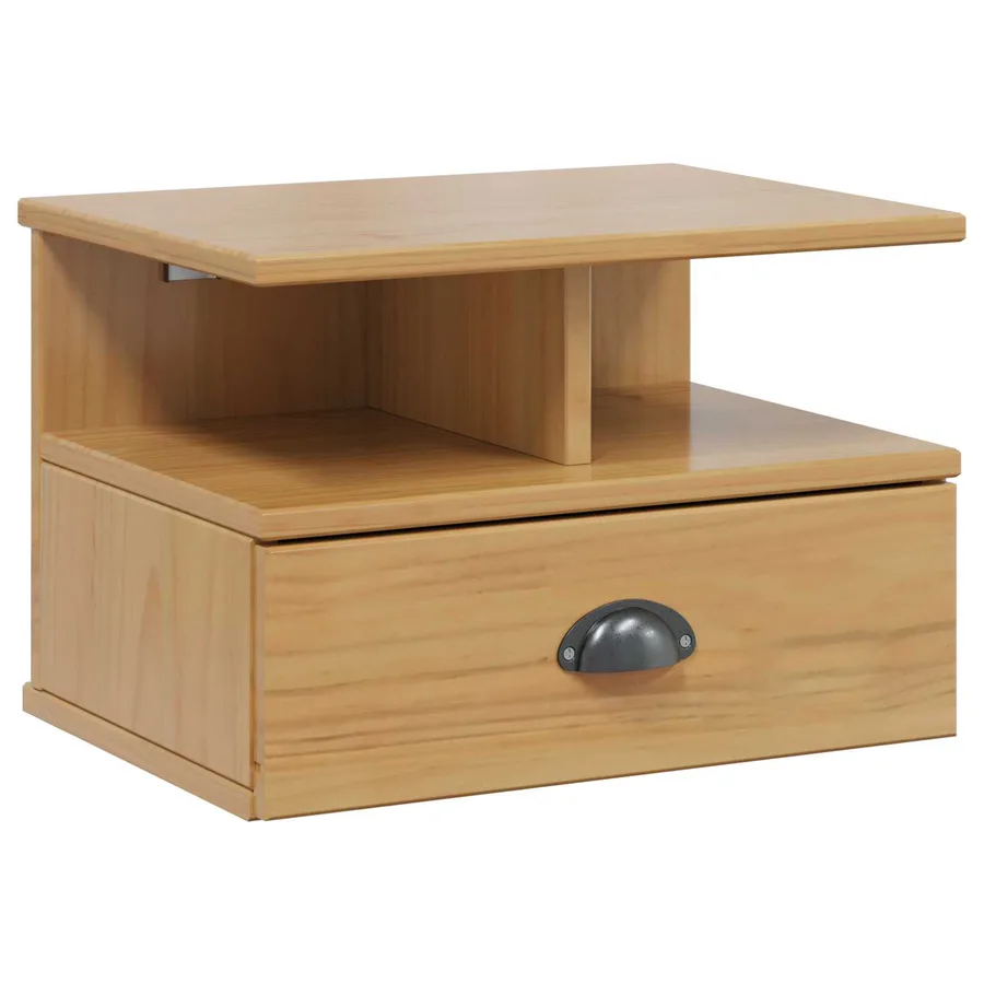 Cabinet de chevet HILL Marron miel 40 x 31 x 27 cm Pin massif - 2
